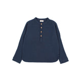 Buho Kurta Shirt Navy