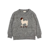 Buho Llama Jumper Grey Melange