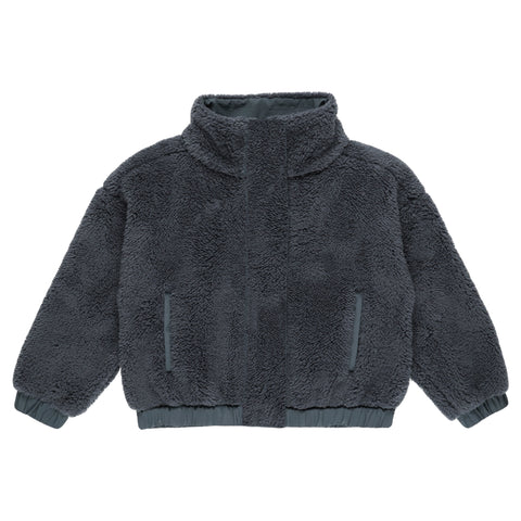 RYLEE & CRU SHEARLING JACKET || INDIGO