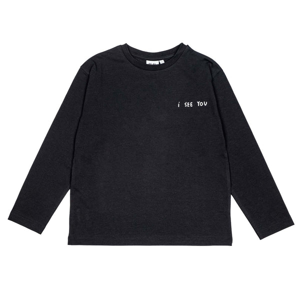 Beau Loves Black 'I See You' Long Sleeve T-Shirt