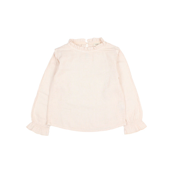 Buho Lurex Blouse Cream Pink