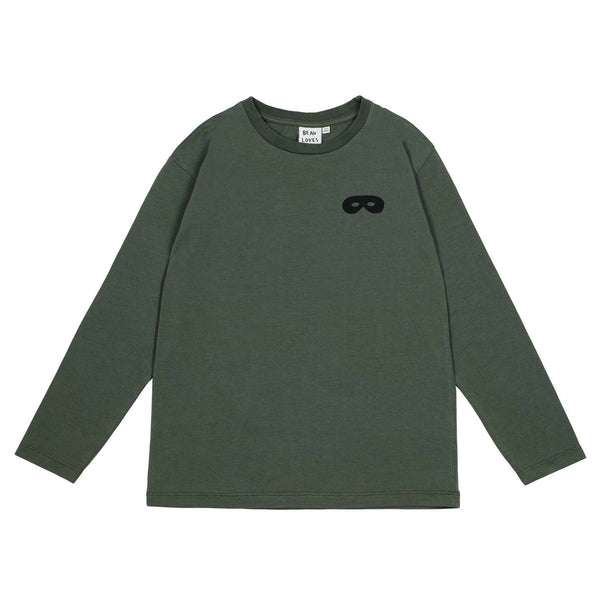 Beau Loves Washed Green 'Wonder' Long Sleeve T-Shirt