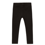 RYLEE & CRU RIBBED LEGGING || BLACK