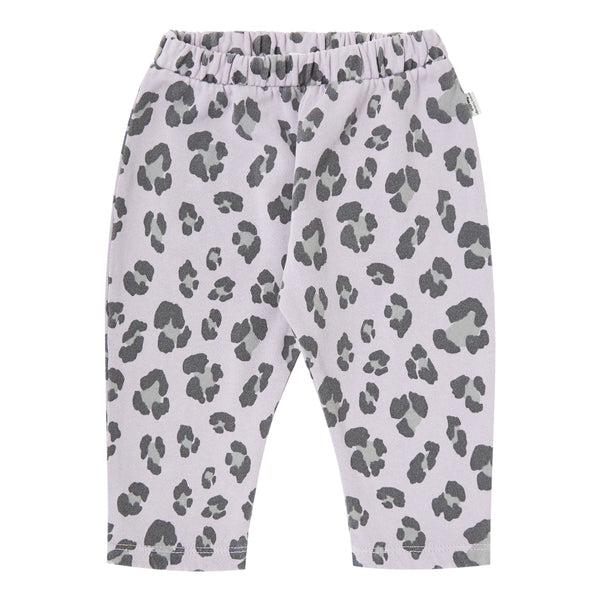 Tocoto Vintage Baby Plush Pants Animal Print Purple