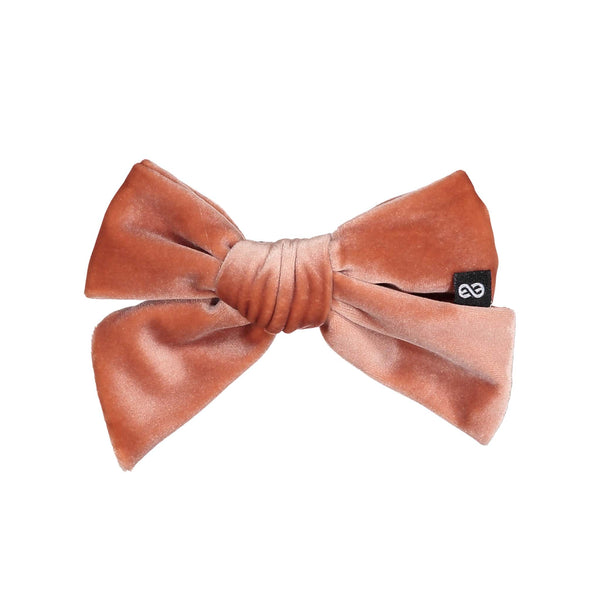 Knot Hairbands Velveteen Bow // Blush