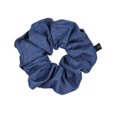 Knot Hairbands Denim Scrunchie // Dark Wash