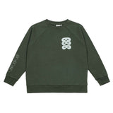 Beau Loves Washed Green 'The Future Is Ours' Raglan Sweater