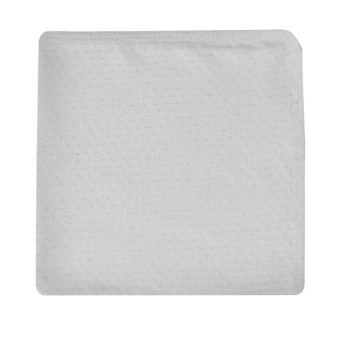 Quincy Mae Pointelle Baby Blanket || Cloud