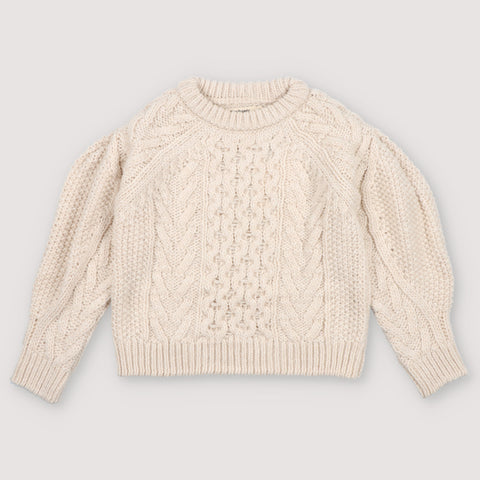 The New Society Tibet Jumper Vanilla Cream