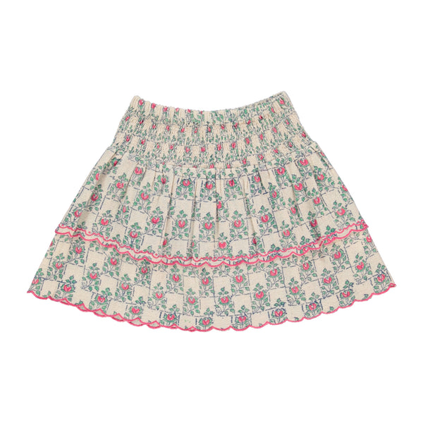 Bebe Organic Rosella Skirt Rapunzel Blockprint