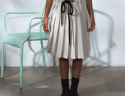 Unlabel Ring Skirt Sand Stripes