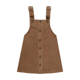 RYLEE & CRU OVERALL DRESS || SADDLE