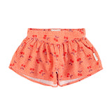 Piupiuchick Shorts | Red & White Checkered W/ Cherries