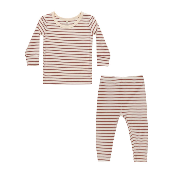 QUINCY MAE BAMBOO PAJAMA SET | CANDY STRIPE