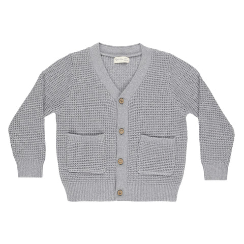 RYLEE & CRU WYNN CARDIGAN || DUSTY BLUE