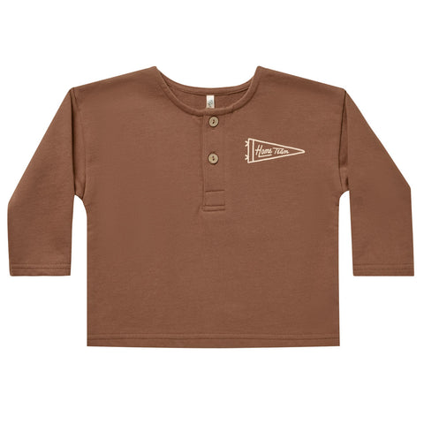 RYLEE & CRU HENLEY SWEATSHIRT || HOME TEAM