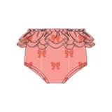 Piupiuchick High Waisted Shorties | Pink W/ Red Bows