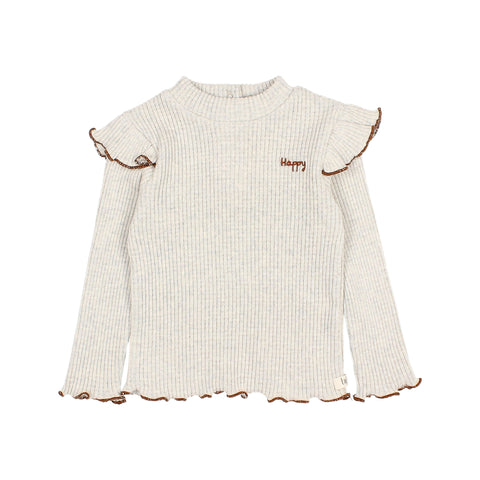 Buho BB Soft Rib T-Shirt Light Grey