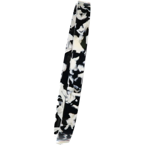 Knot Hairbands Marbleized Headband // Black