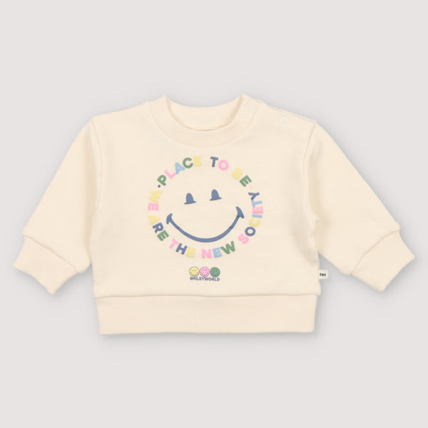 The New Society Happy Place Baby Sweater