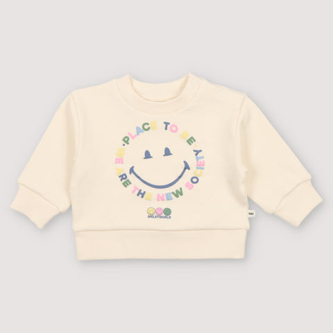 The New Society Happy Place Baby Sweater