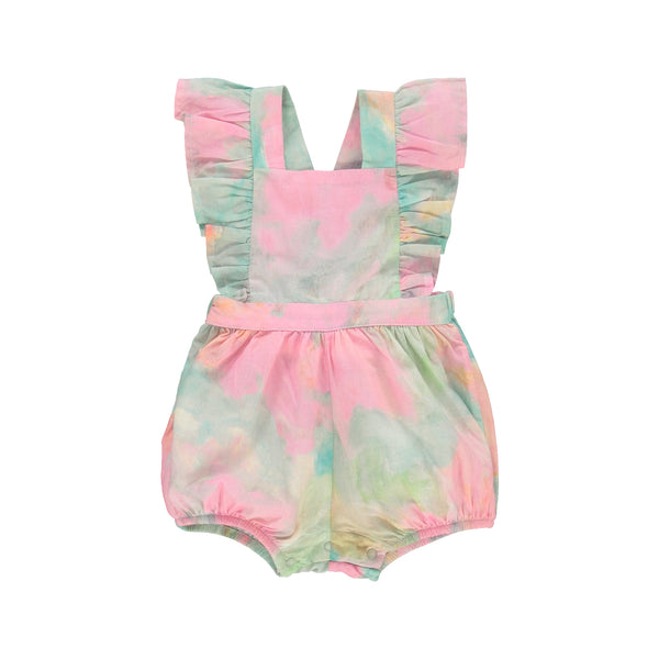 Bebe Organic Violetta Romper Watercolor