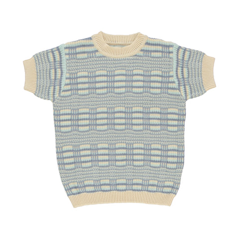 Bebe Organic Thomas Top Lagoon Knit