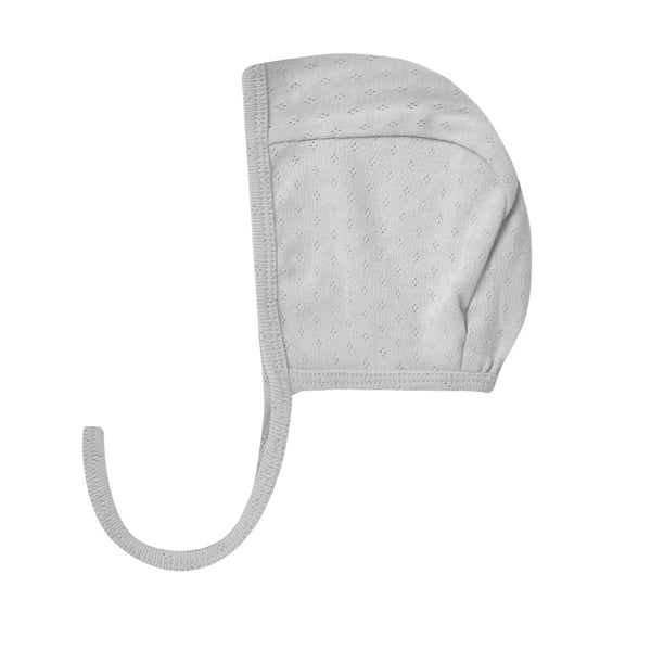 Quincy Mae Pointelle Baby Bonnet || Cloud