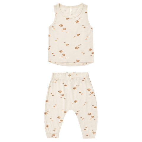 RYLEE & CRU TANK + SLOUCH PANT SET || FISH