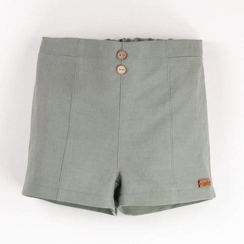 Popelin Green Shorts