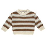 RYLEE & CRU ASPEN SWEATER || SADDLE STRIPE