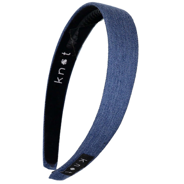 Knot Hairbands Denim Headband // Dark Wash