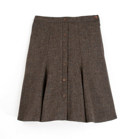 Popelin Multi-Coloured Woollen Skirt With Gusset