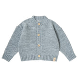 Tocoto Vintage Baby Knitted Cardigan Grey