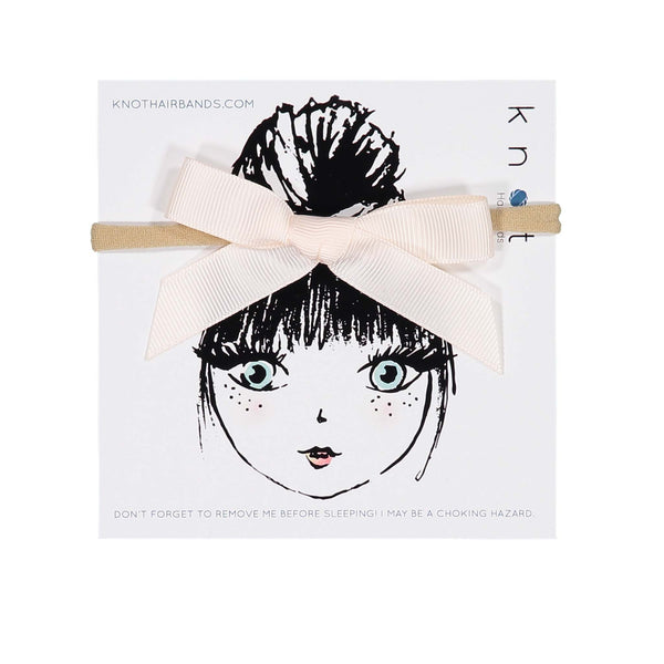 Knot Hairbands Ribbon Bow Band // Pale Pink