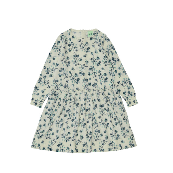 Fub Printed Dress Ecru/Pistachio