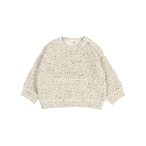 Buho BB Terry Botonato Sweatshirt Grey Melange