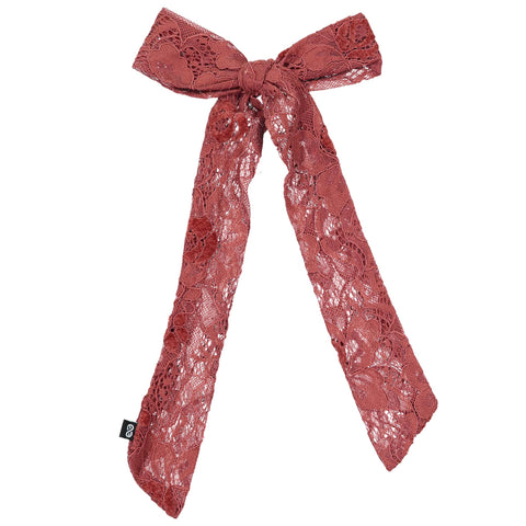 Knot Hairbands Lace Bow // Rose