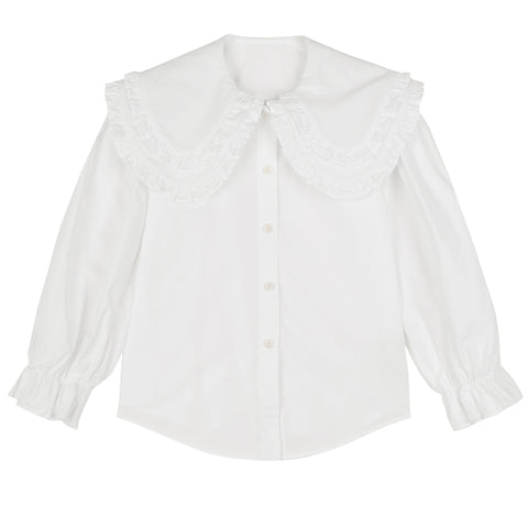 JNBY LS BUTTON DOWN SHIRT WHITE 101