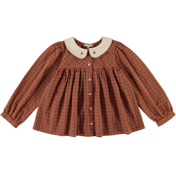 Bebe Organic Eloise Blouse Multicheck