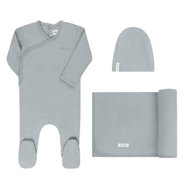 Ely’s & Co Organic Cotton Little One Collection- Blue - Lounge Set