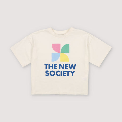 The New Society Mykonos T-Shirt Coconut