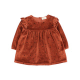 Buho BB Velvet Cuore Dress Henna