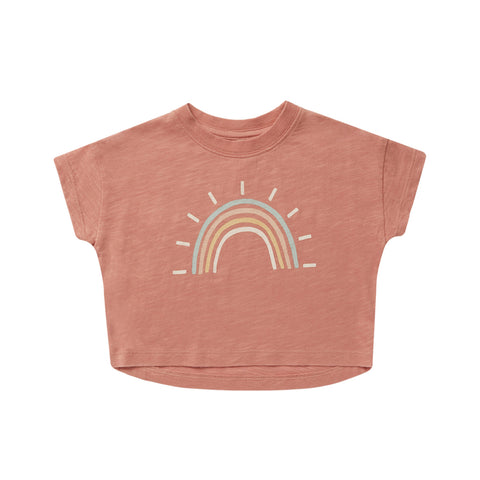 RYLEE & CRU BOXY TEE || RAINBOW