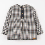 Popelin Multi-Coloured Plaid Shirt With Pleat