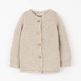 Popelin Sand Brioche Stitch Jacket