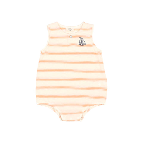 Buho BB Stripes Romper Apricot