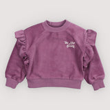 The New Society Clau Baby Sweatshirt Grape Bliss