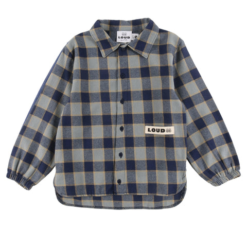 Loud Apparel Clan Shirt Check Indigo