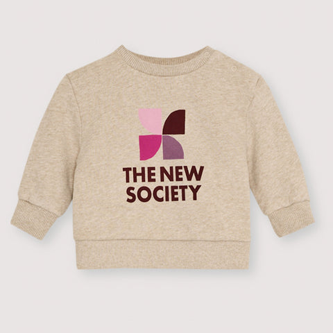 The New Society TNS Logo Baby Sweatshirt Moonlight Vigore